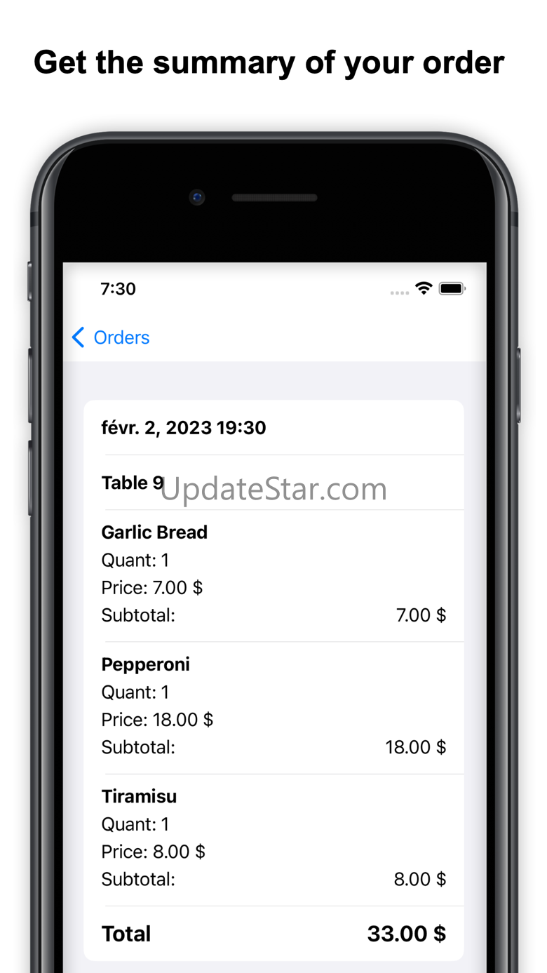 Waiter - Take orders 3.0