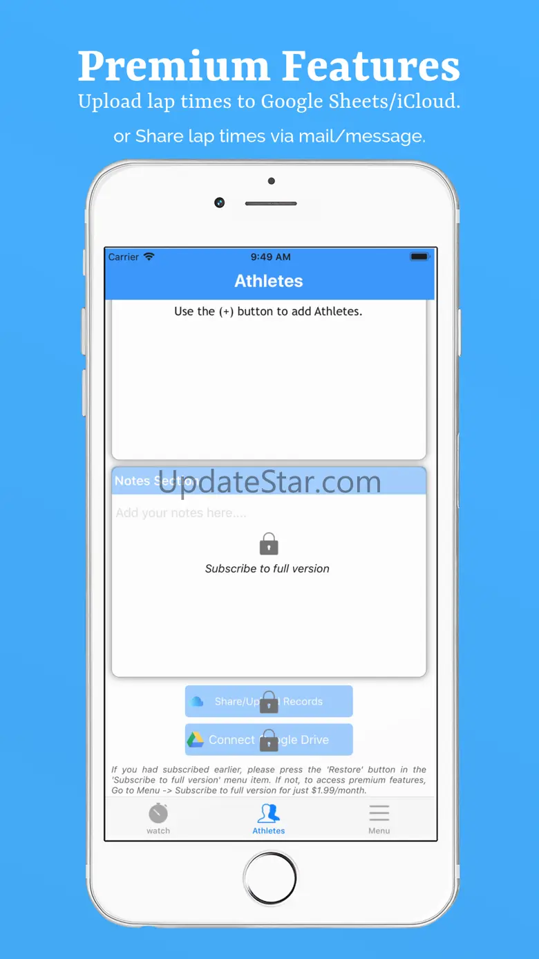 Performalytics Stopwatch 1.0