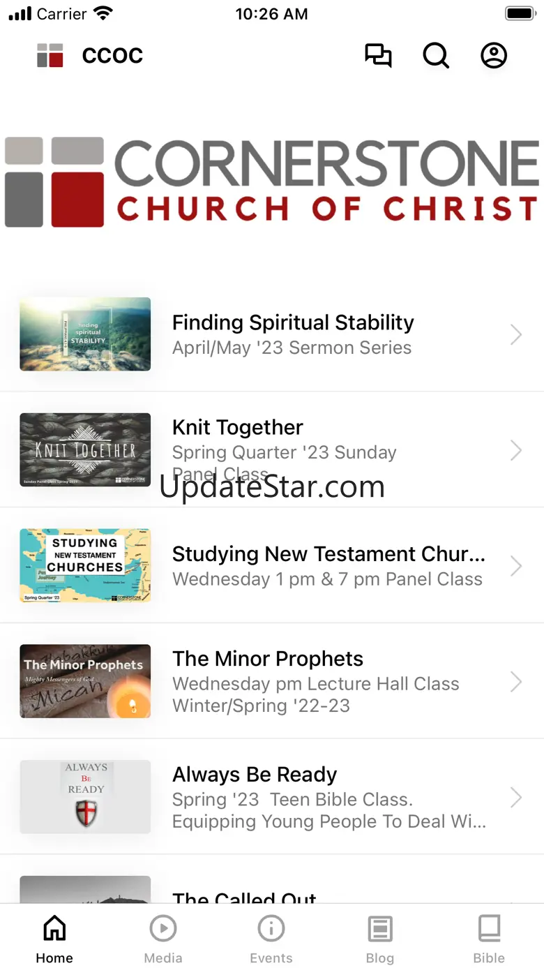 Cornerstone CoC Centerville OH 6.2.0