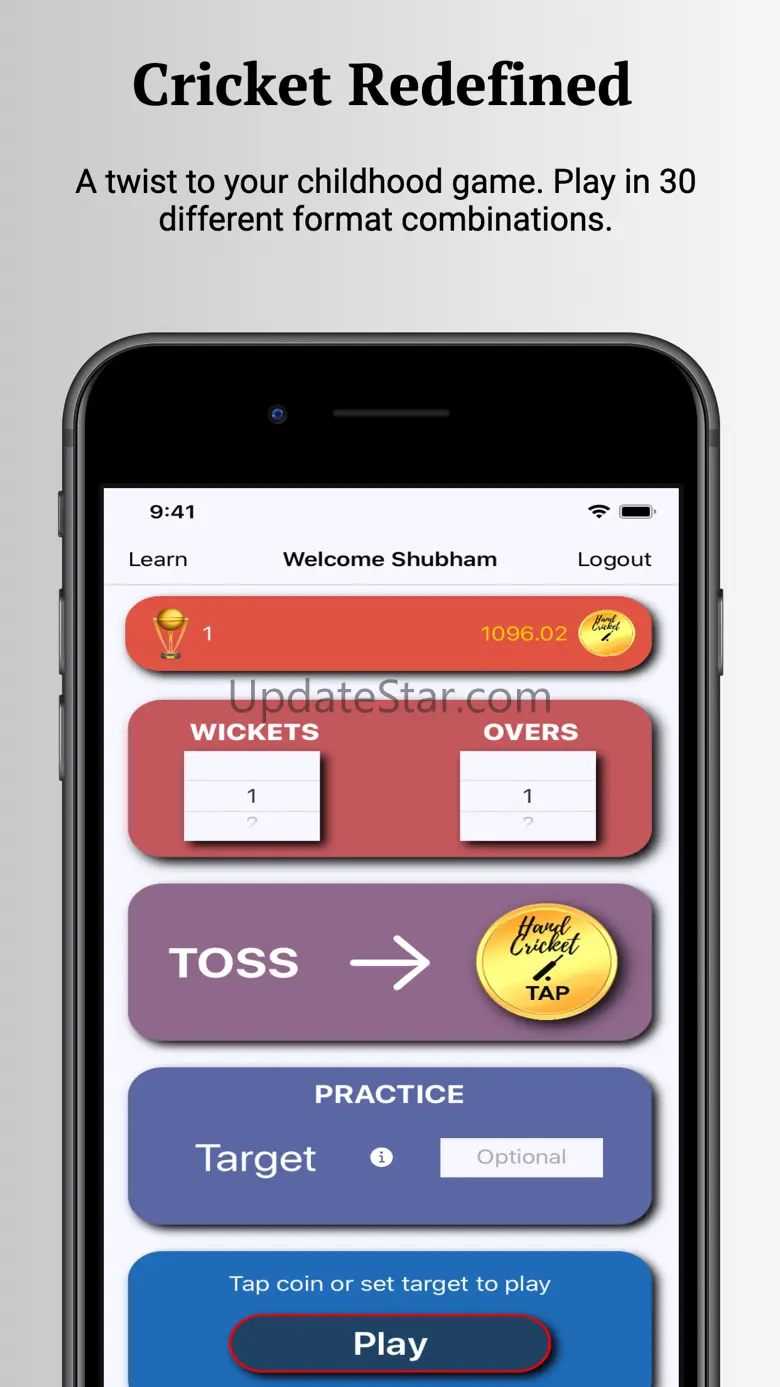 Hand Cricket: Cricket at Home 1.2.2