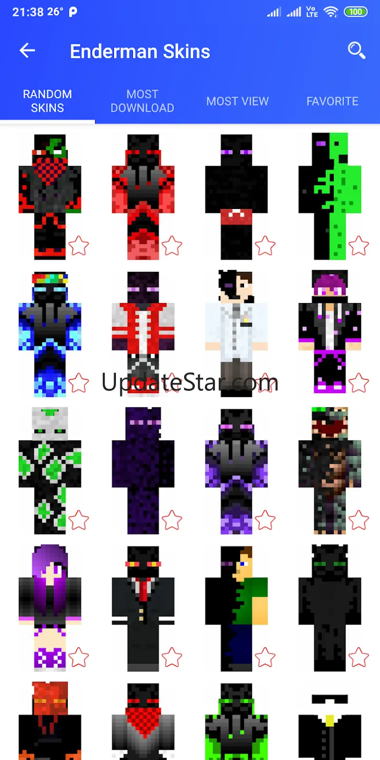 Enderman Skins enderman skin for minecraft v.7