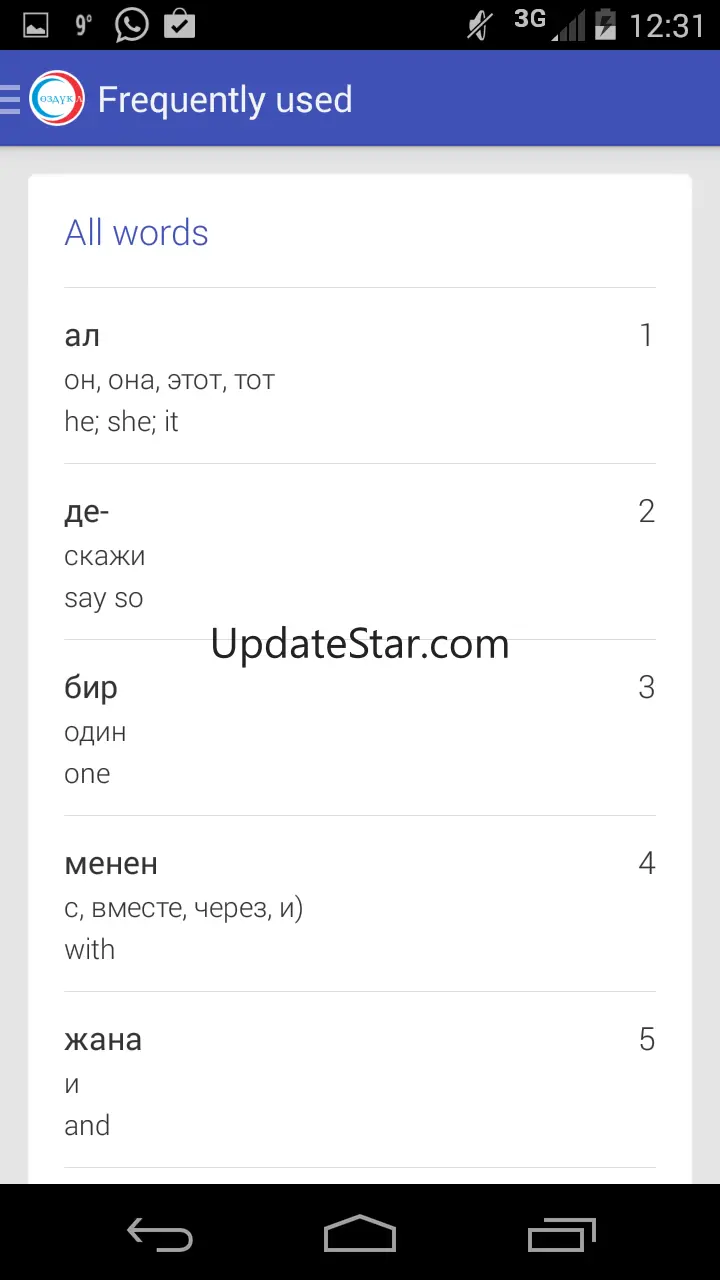 El-Sozduk - Kyrgyz translator  2.05