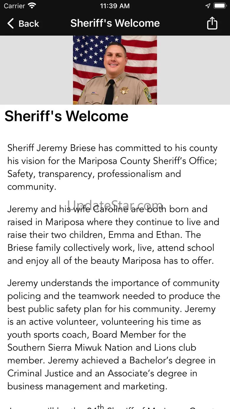 Mariposa County CA Sheriff 5.0.0