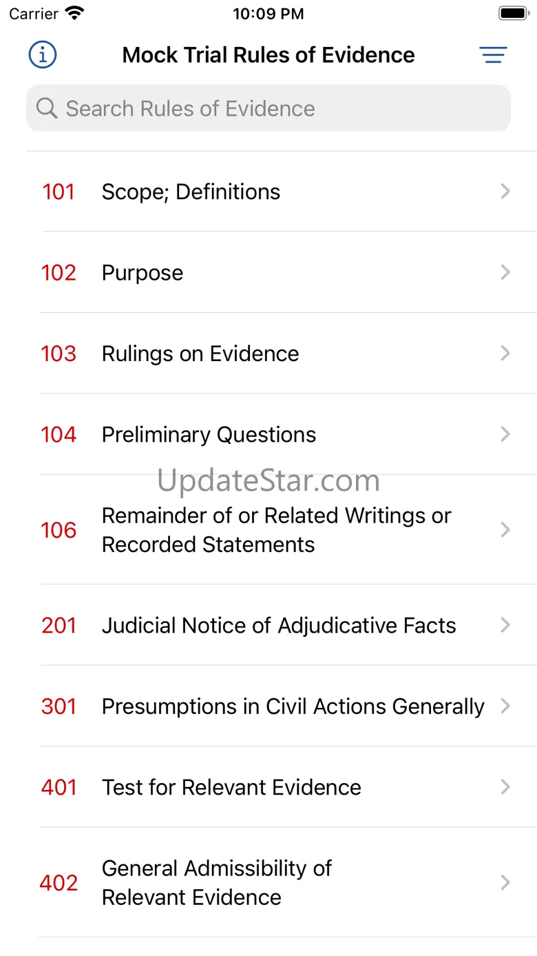 Mock Trial Rules of Evidence 1.02