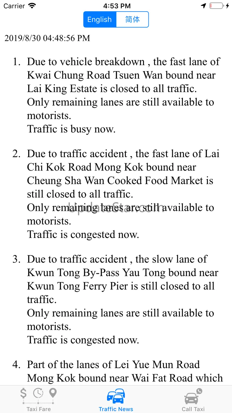 Taxi Fare Calculator in HK 2.1