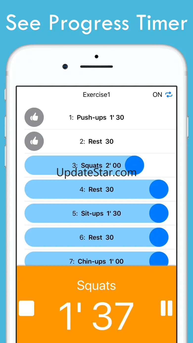 Progress Timer: Repeat Routine 1.2