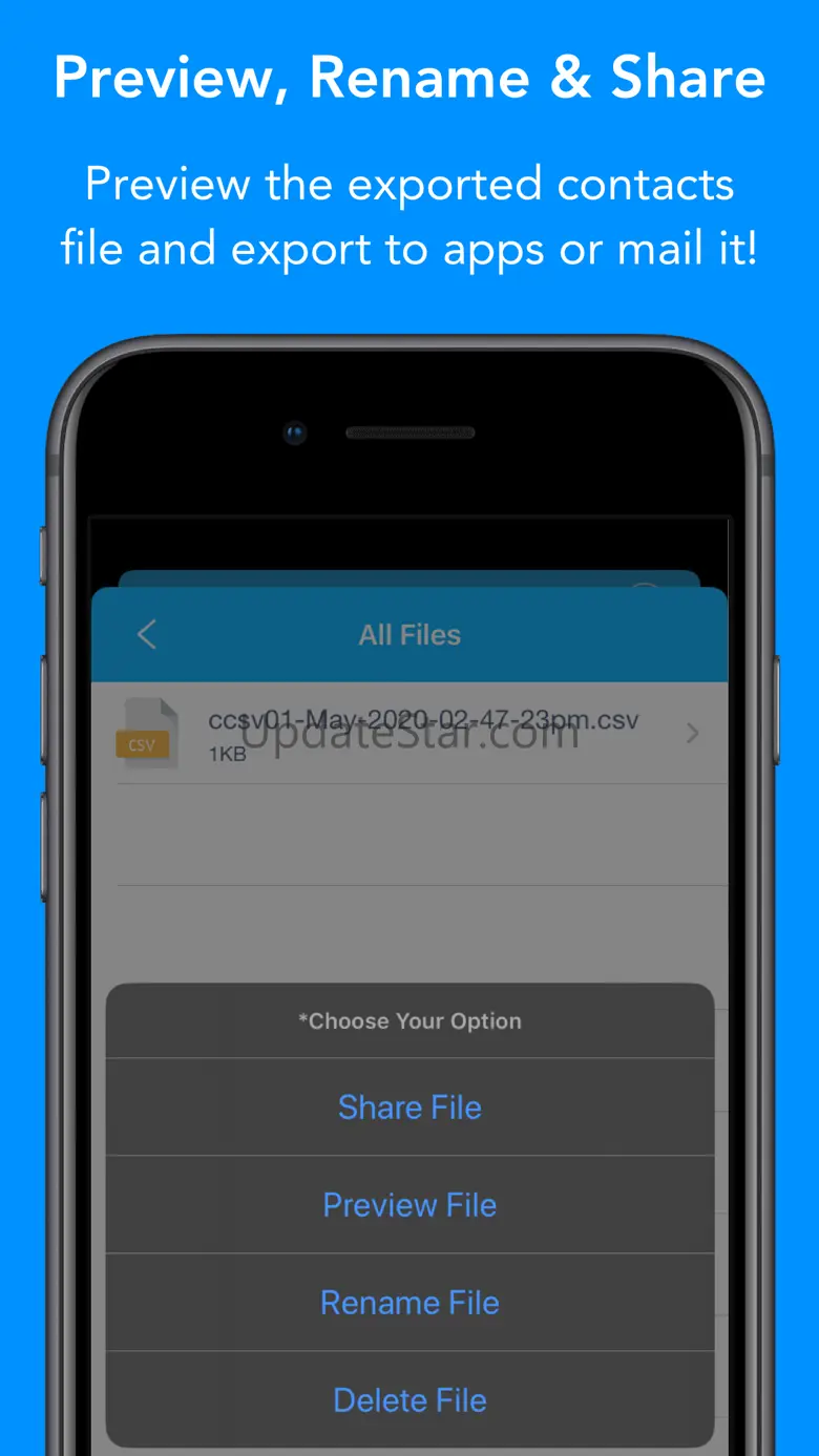 Contacts to Outlook CSV file 1.1.1