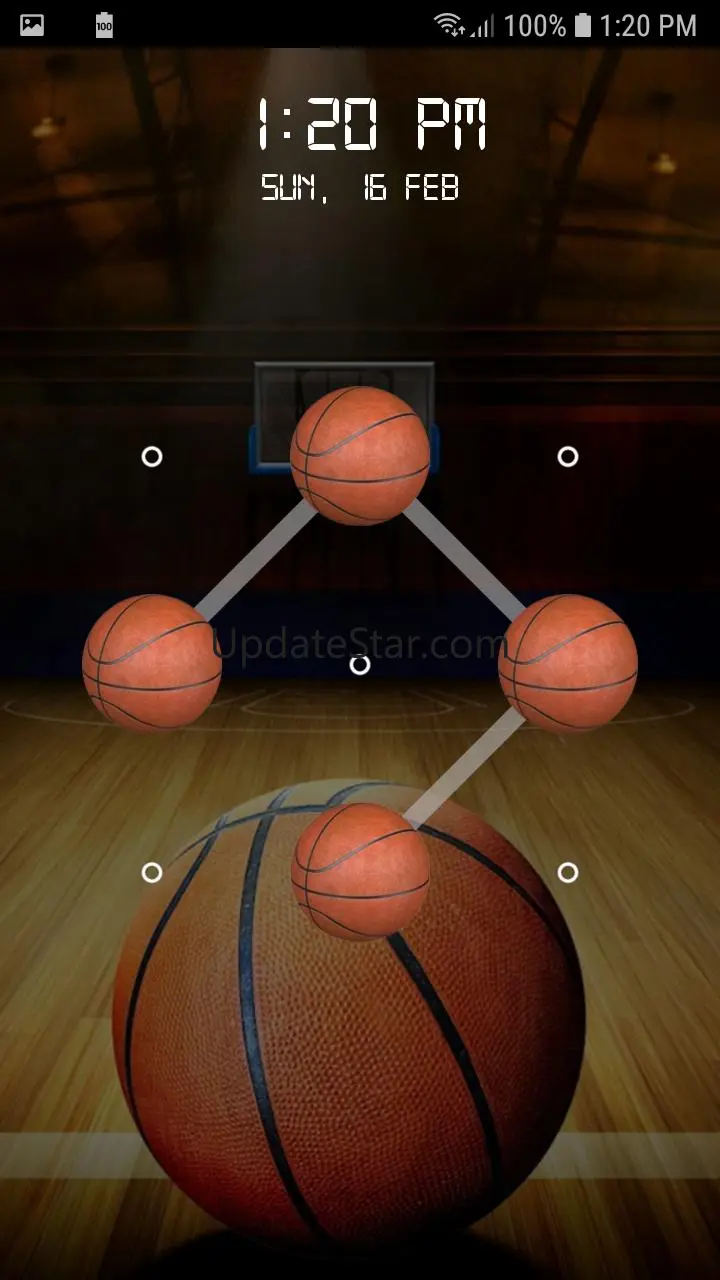 Basketball Screen Lock Pattern 1.5.2