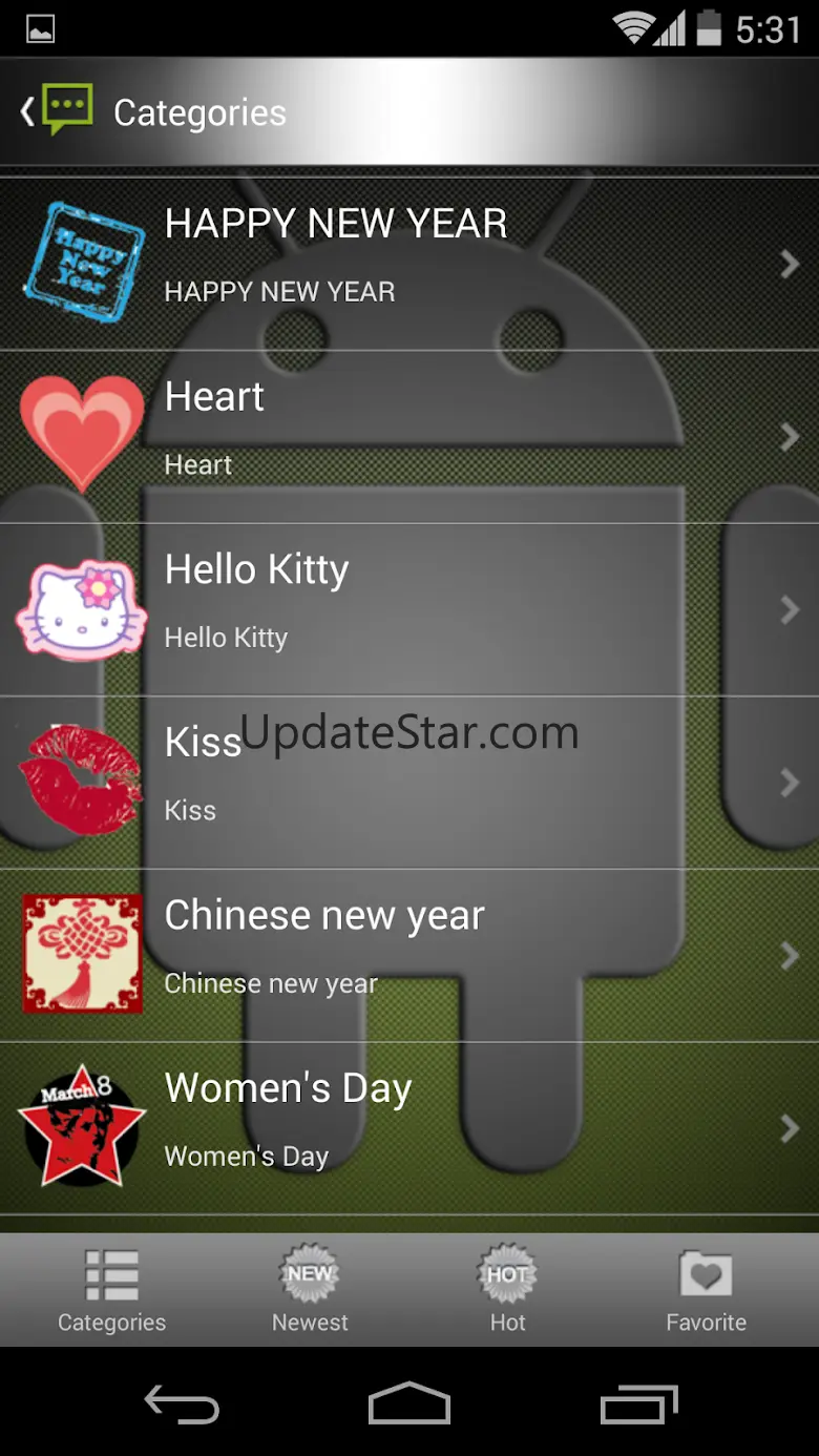 Handcent 6 Skin Android 7.0