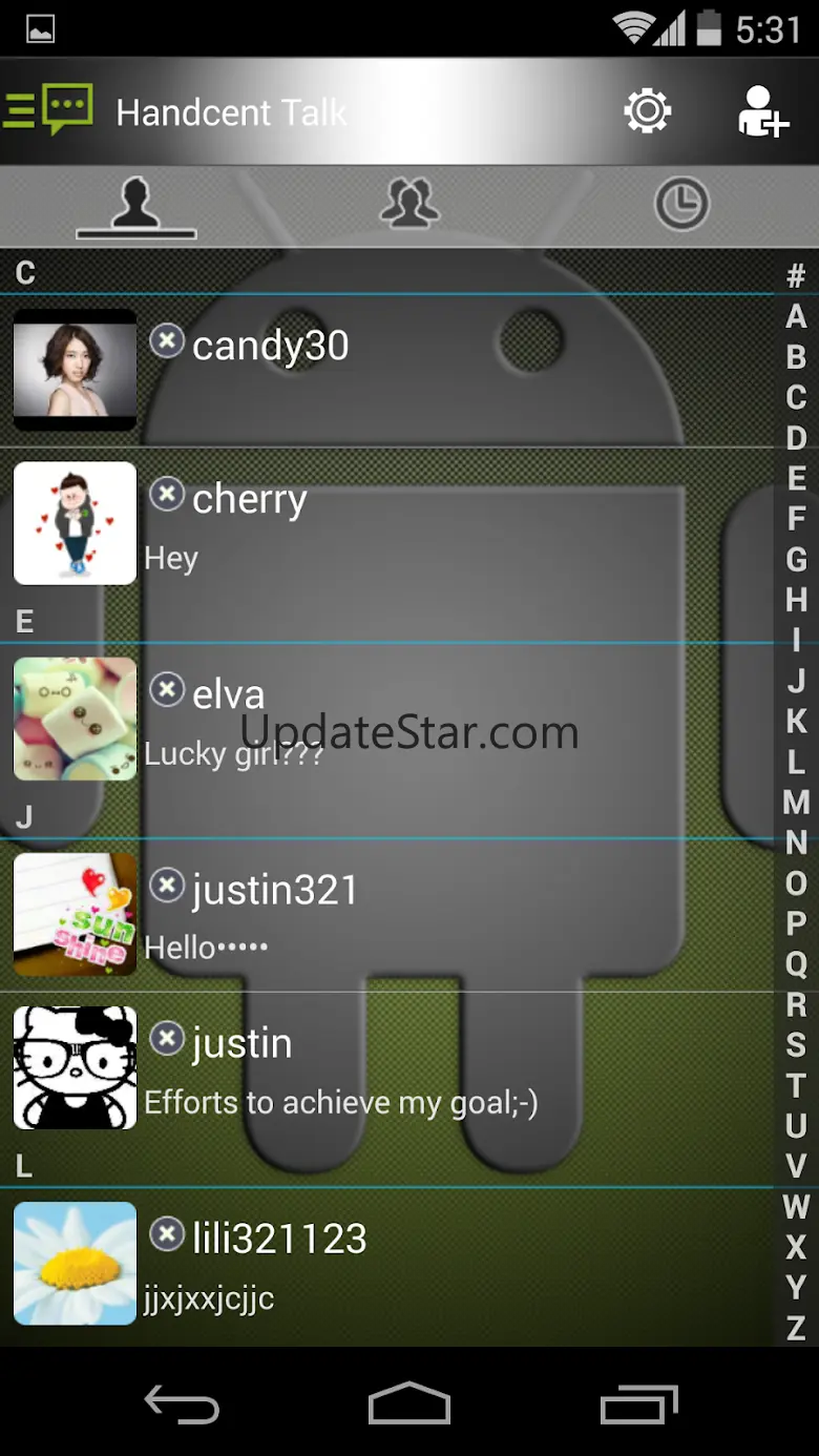 Handcent 6 Skin Android 7.0
