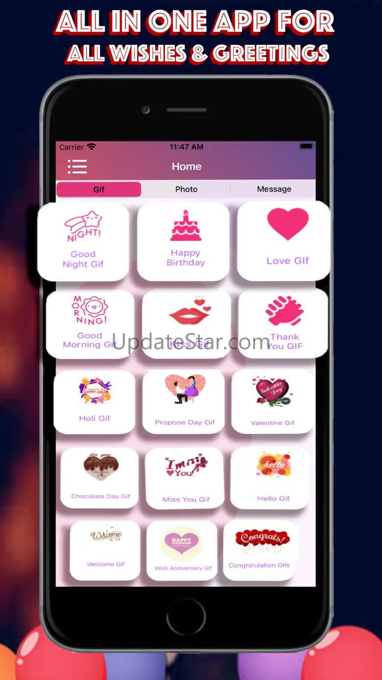 All Wishes GIF &Message& Photo 1.4.3