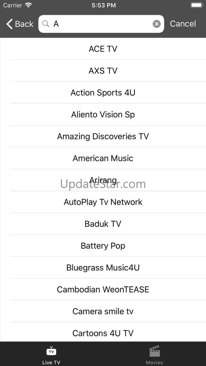 SimulTV App 18