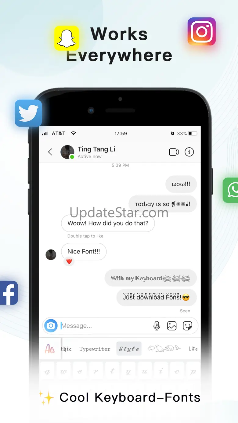 Fonts-Cool Keyboard for iPhone 1.2.1