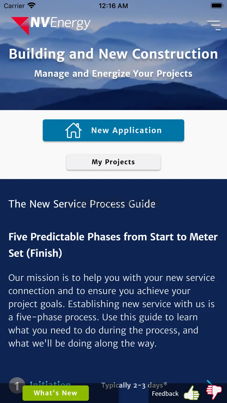 NV Energy Construction Portal 2.0.18