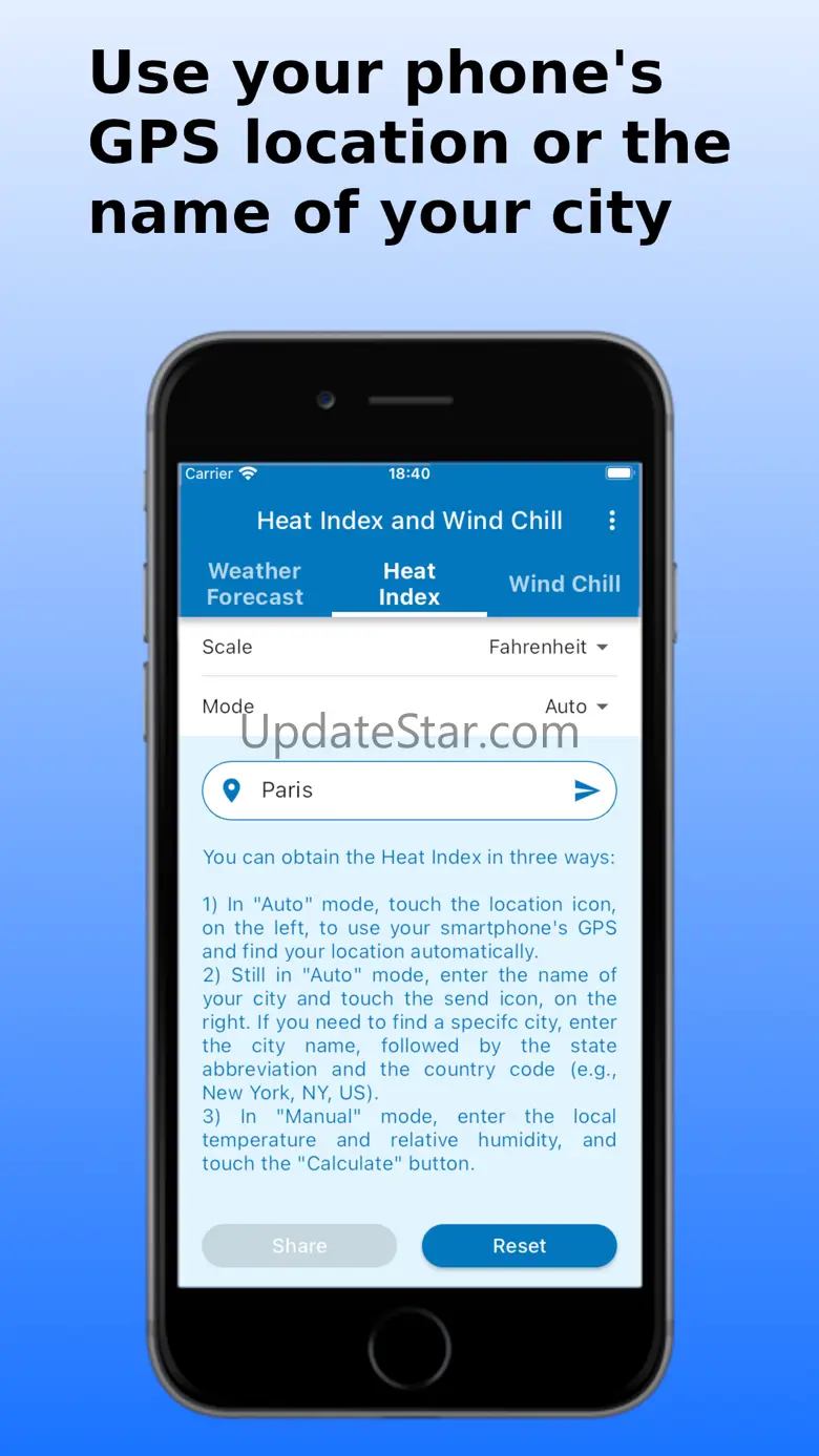 Heat Index and Wind Chill 6.2.1