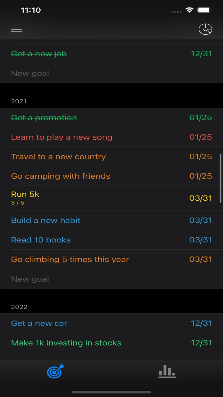 SMART: Goals & Metrics Tracker 1.02