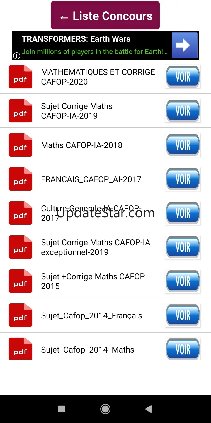 Concours Ivoiriens 15.0