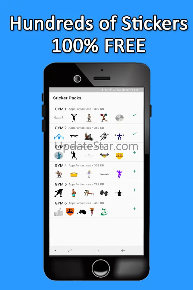 Gym Stickers for WAStickerApps
