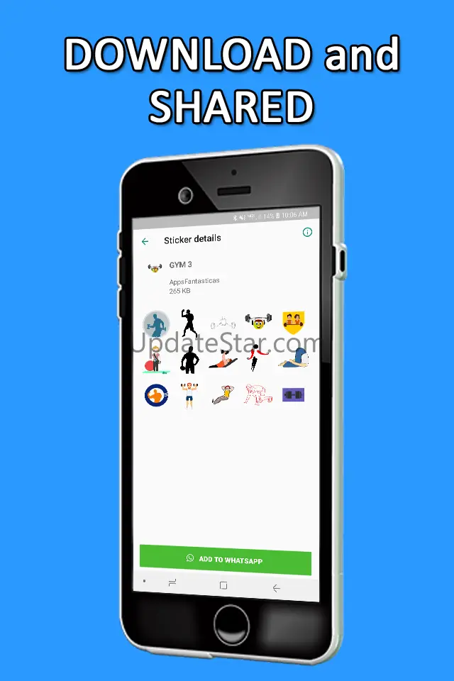 Gym Stickers for WAStickerApps
