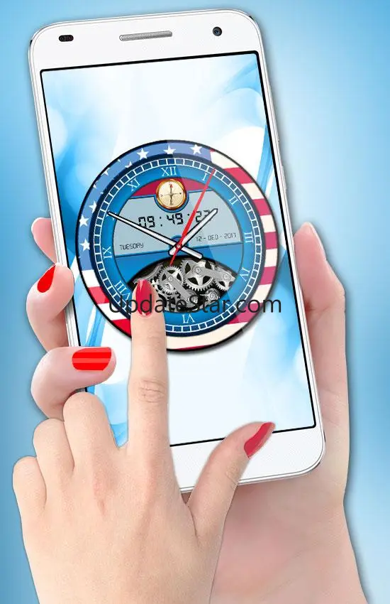 USA Analog Clock Live Wallpape 1.7
