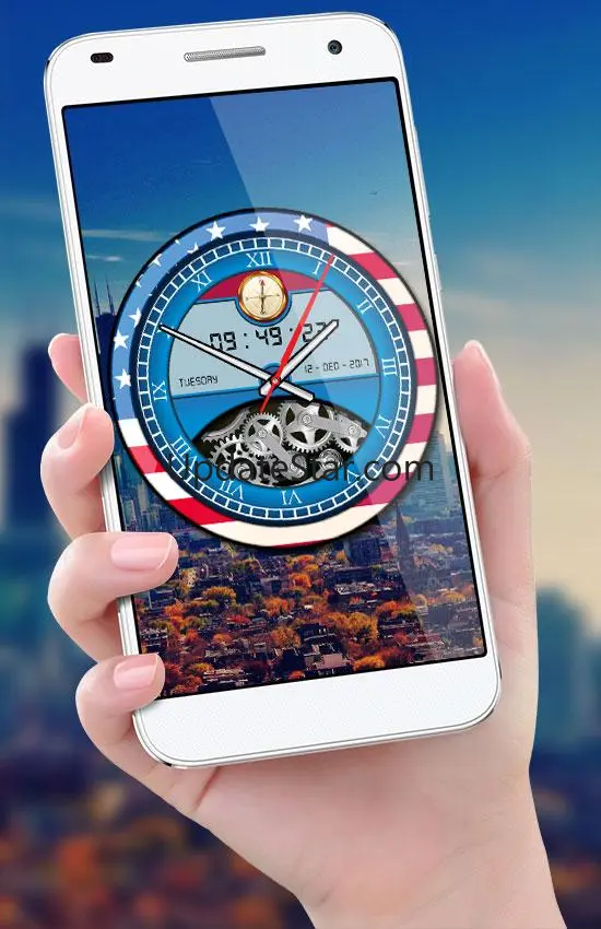 USA Analog Clock Live Wallpape 1.7