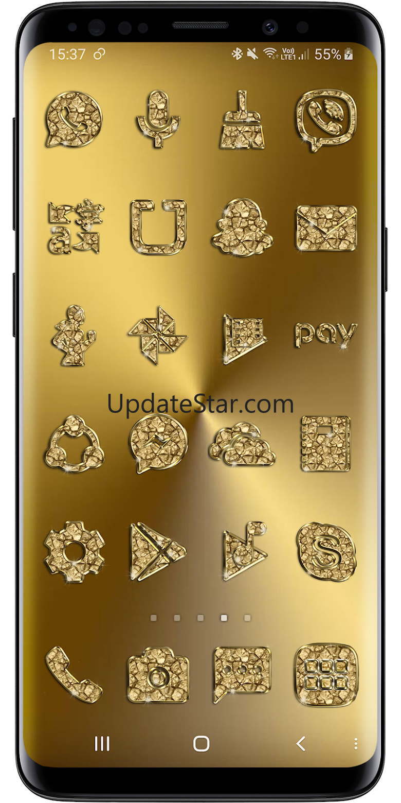 Theme Launcher - Gold Rocks 350