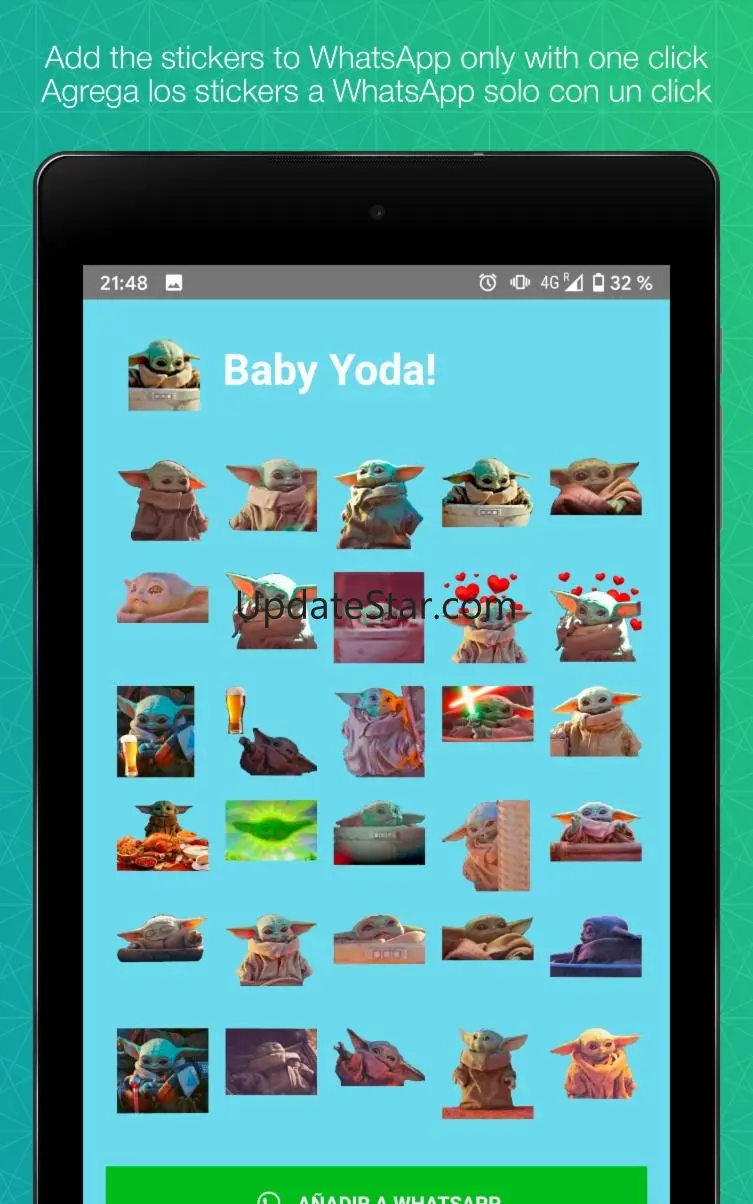 Baby Yoda Stickers 4