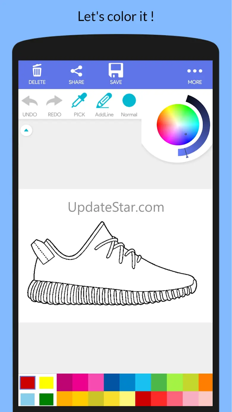 Cool Sneakers Coloring Book 1.3