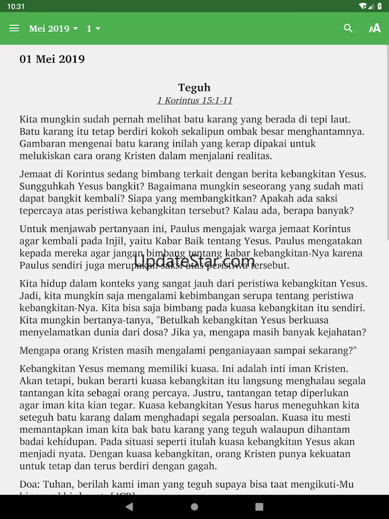 Renungan e-SH/Santapan Harian 2.1.24