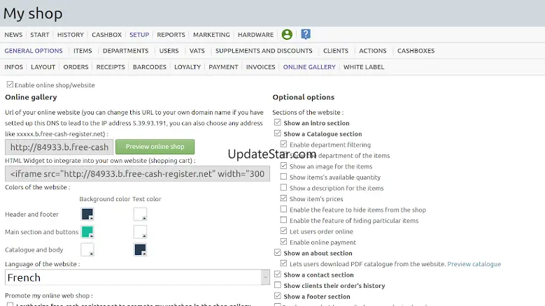 Cash register for POS 1.0.68