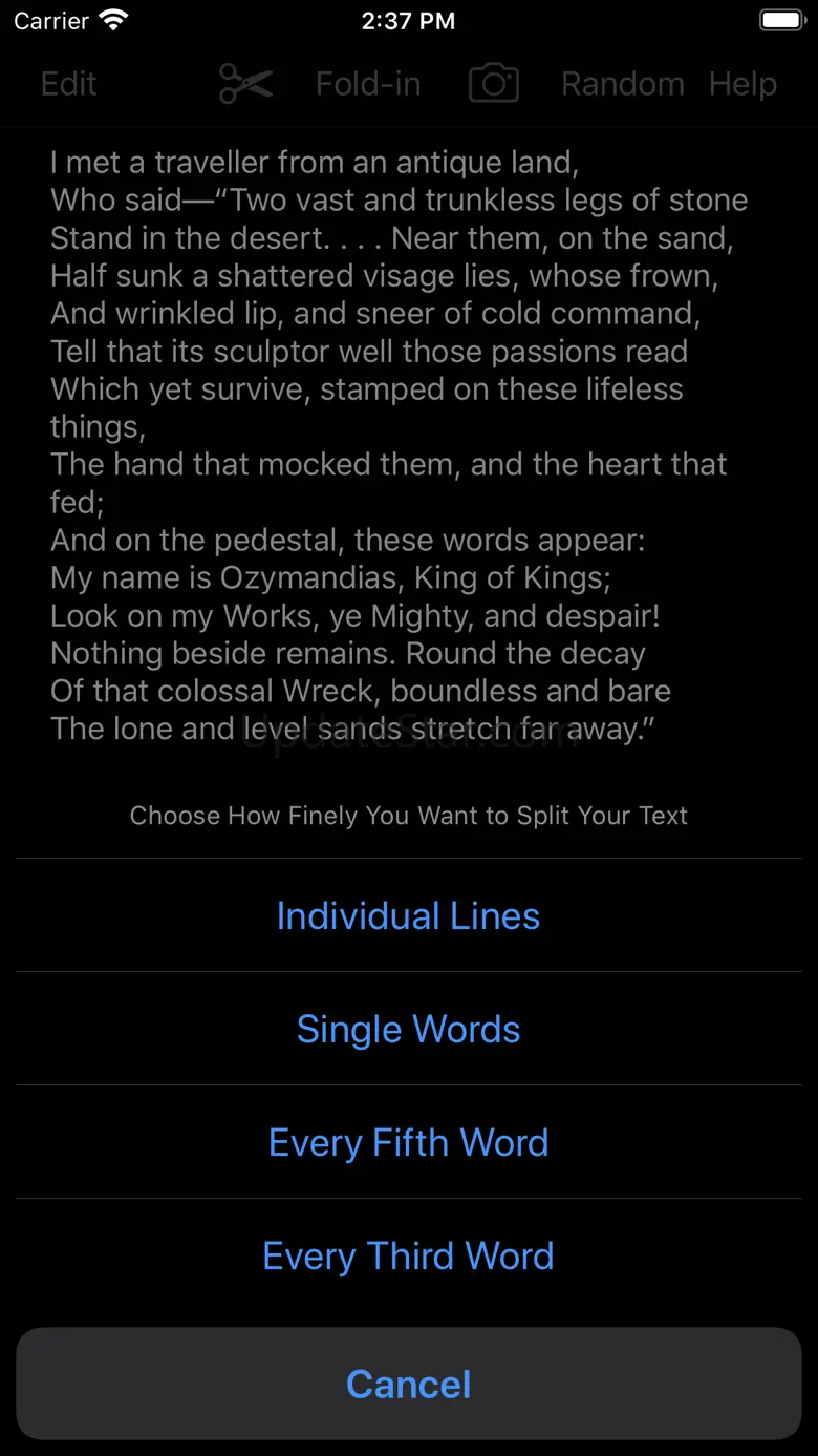 Cut-ups 3.6.4