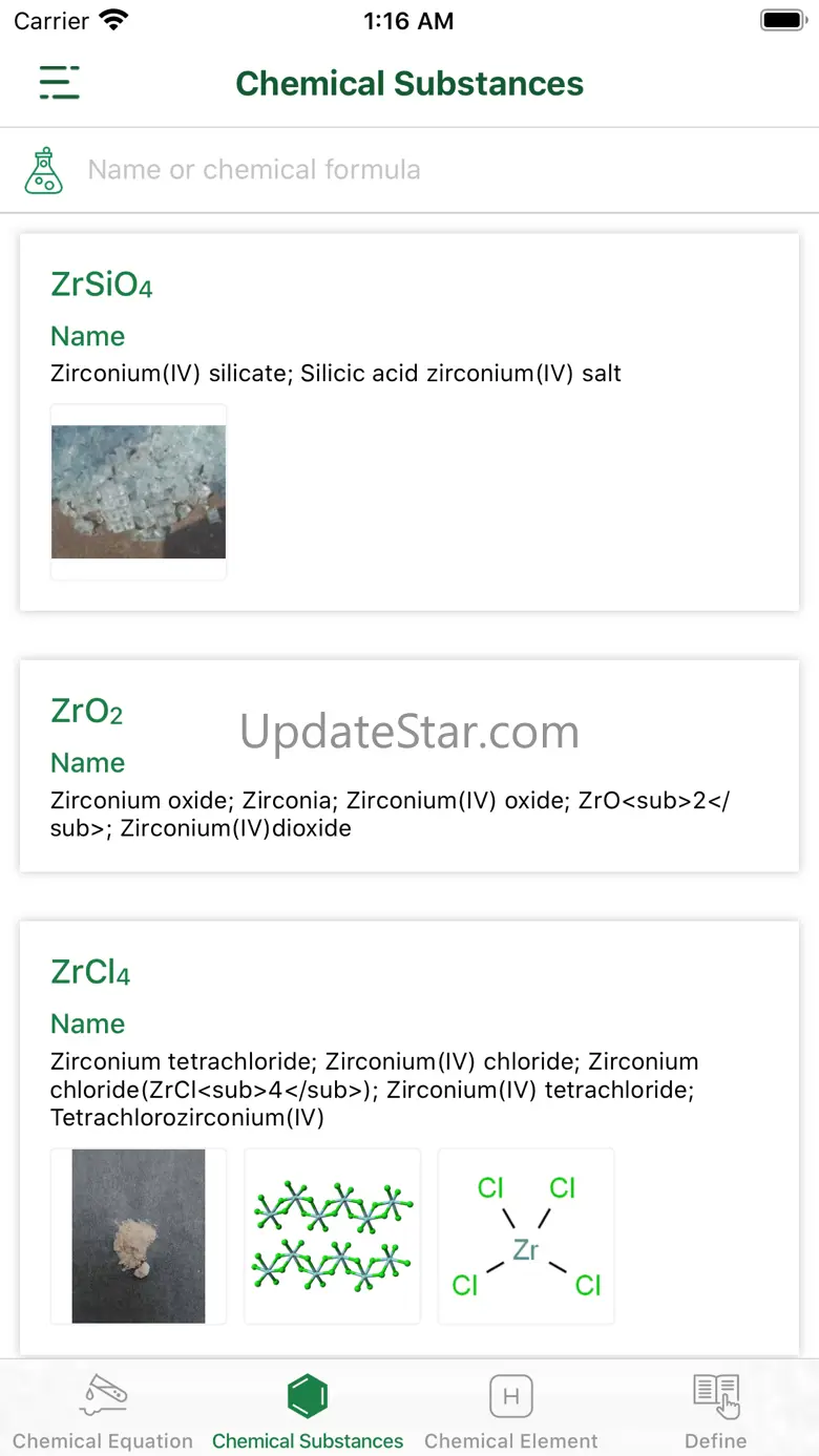 ‎Chemical Dictionary 1.3