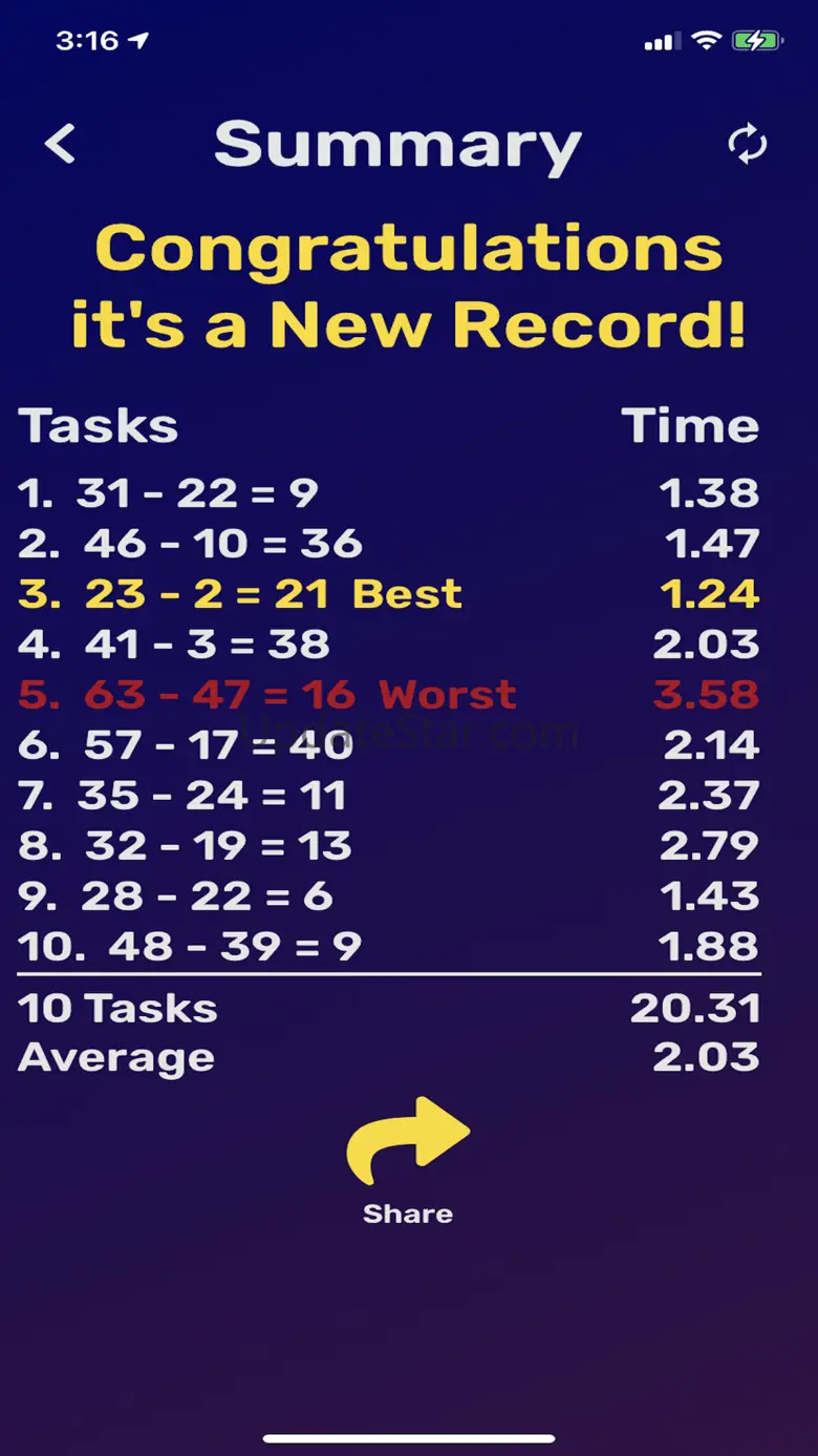 Speed Math - Human Calculator 1.04