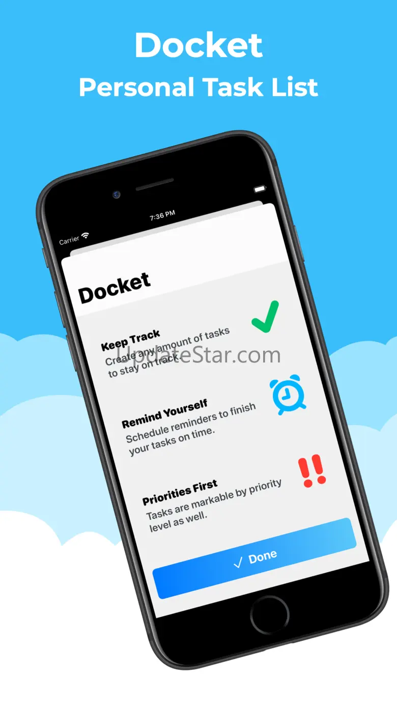 Docket - Task List 1.0.3