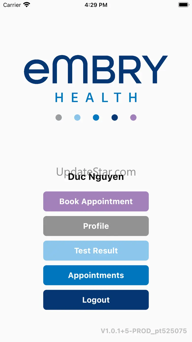 Embry Health Patient App 1.1.1