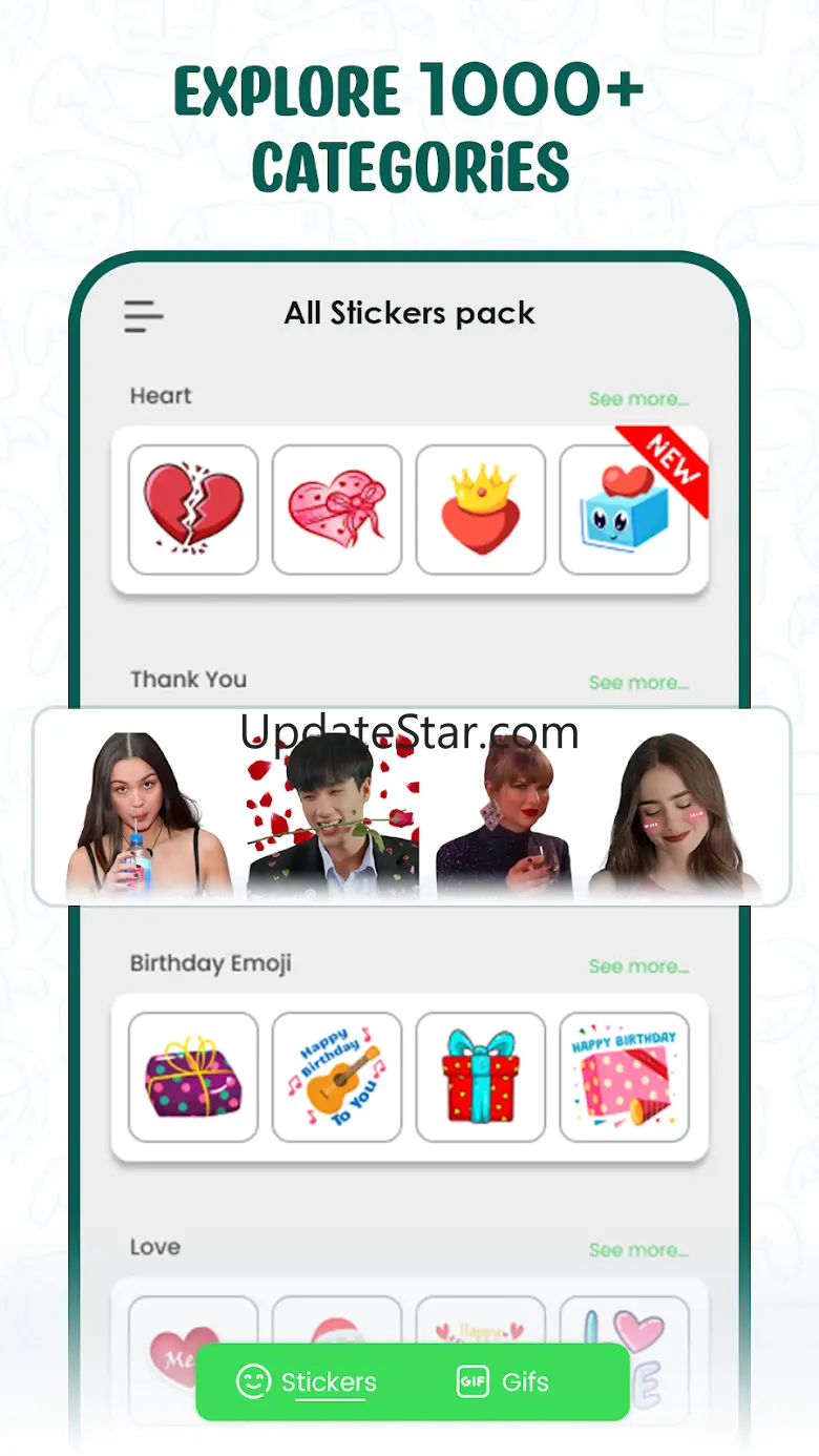 Stickers, Emoji & Stickers app 4.0.1