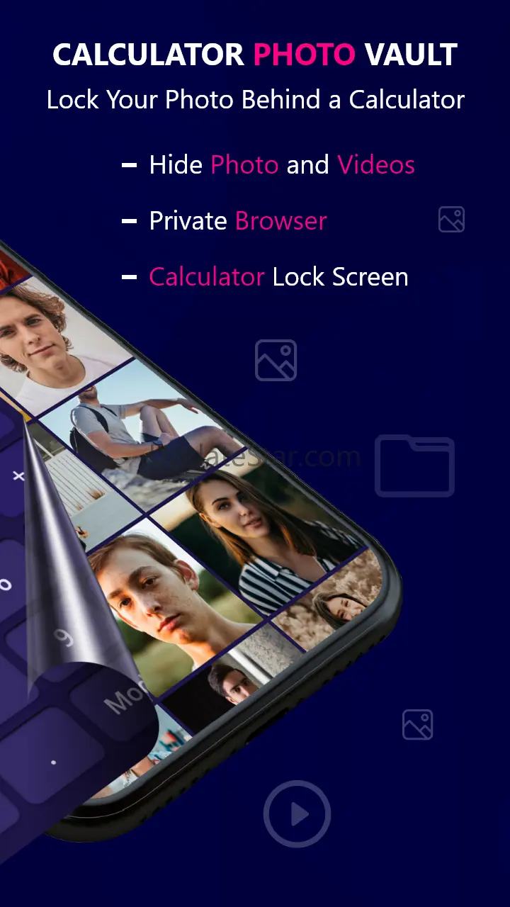 Calculator Photo Vault 38