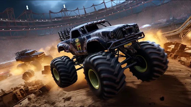 Crazy Monster Truck Games 4.5