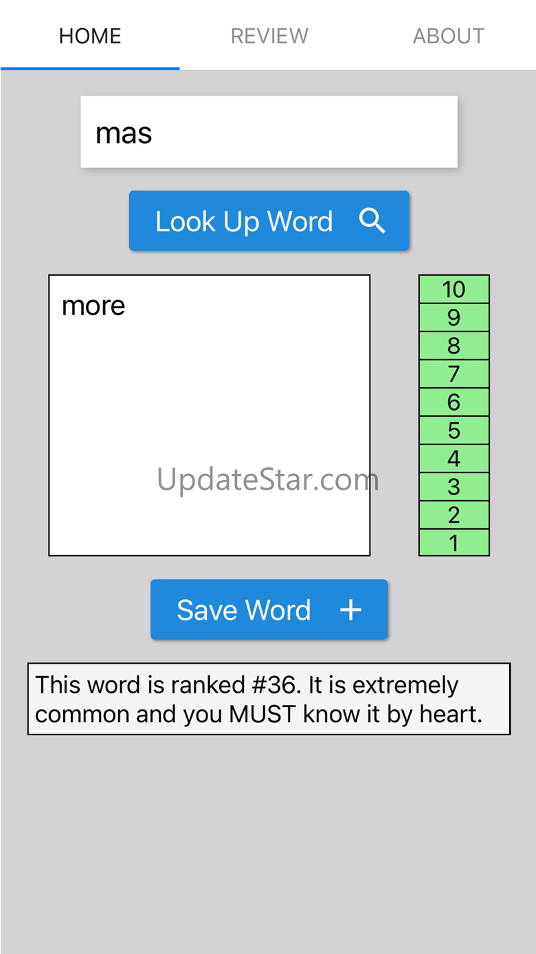 Spanish Frequency Dictionary 1.2