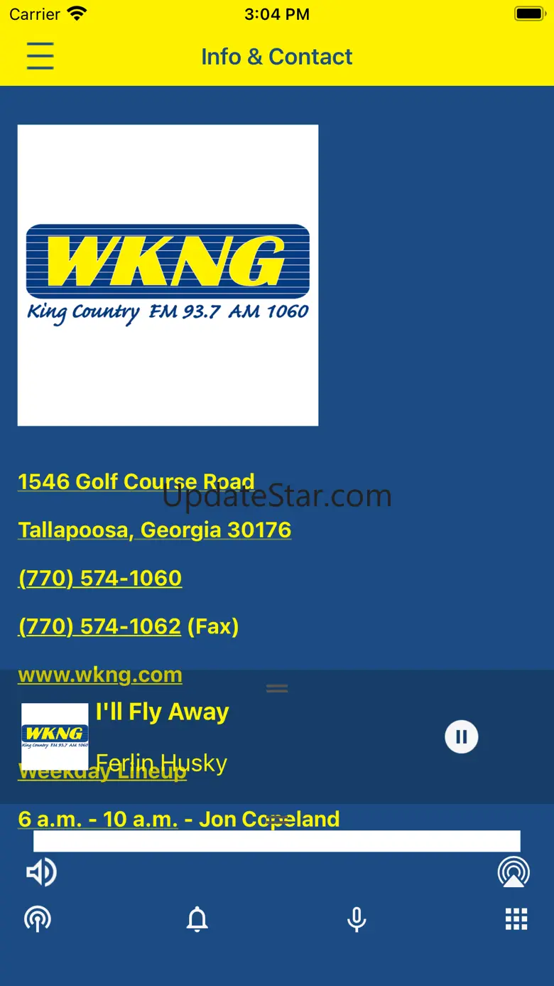 WKNG FM 93.7 AM 1060 11.0.36