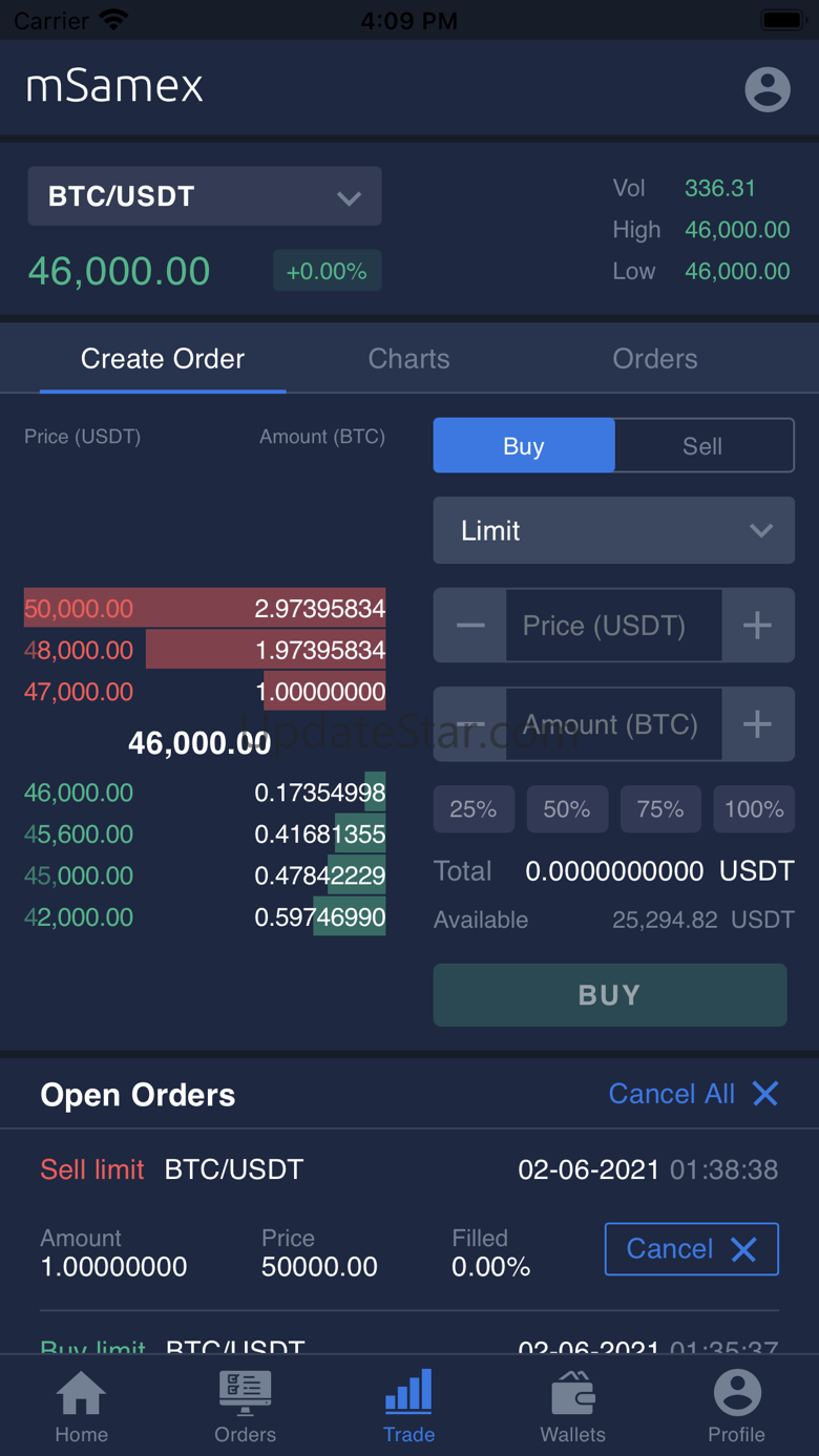 mSamex Exchange 1.1.1