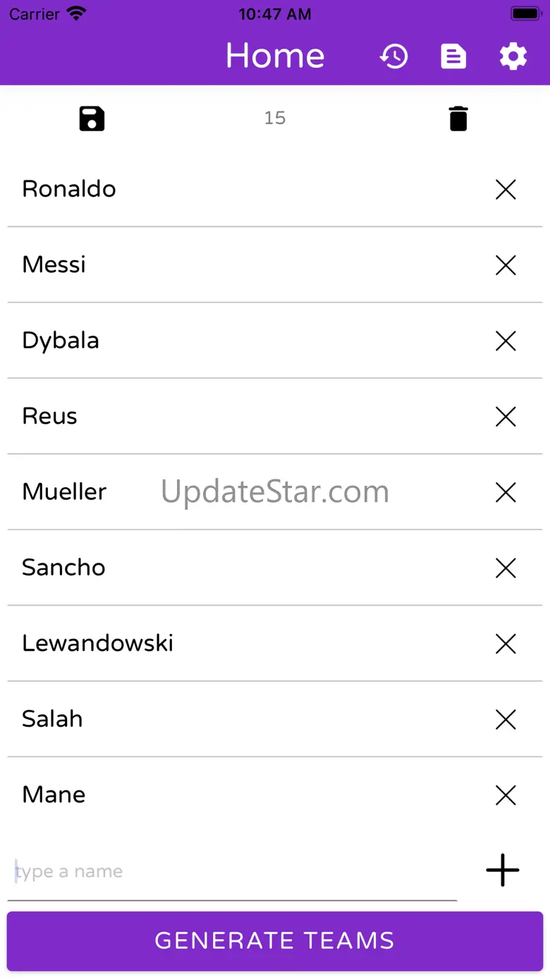 Random Teamgenerator 1.0.1