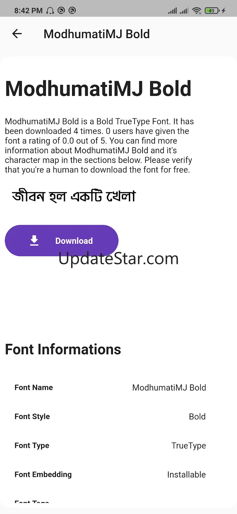 Bangla Fonts 1.2.0