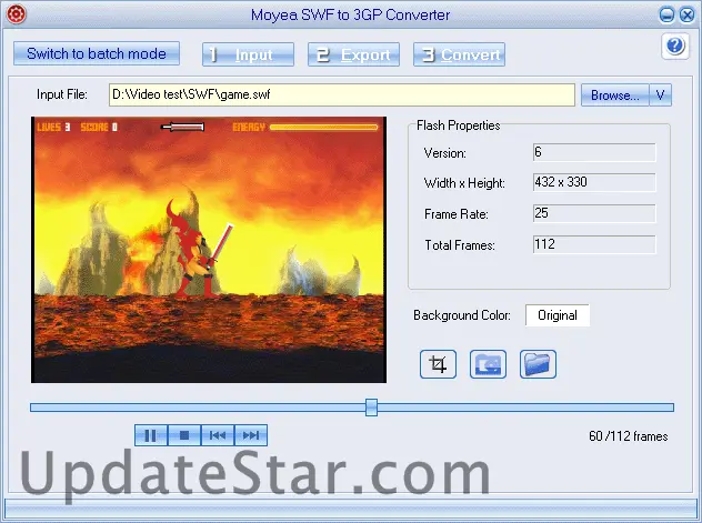 Moyea SWF to 3GP Converter 3.0