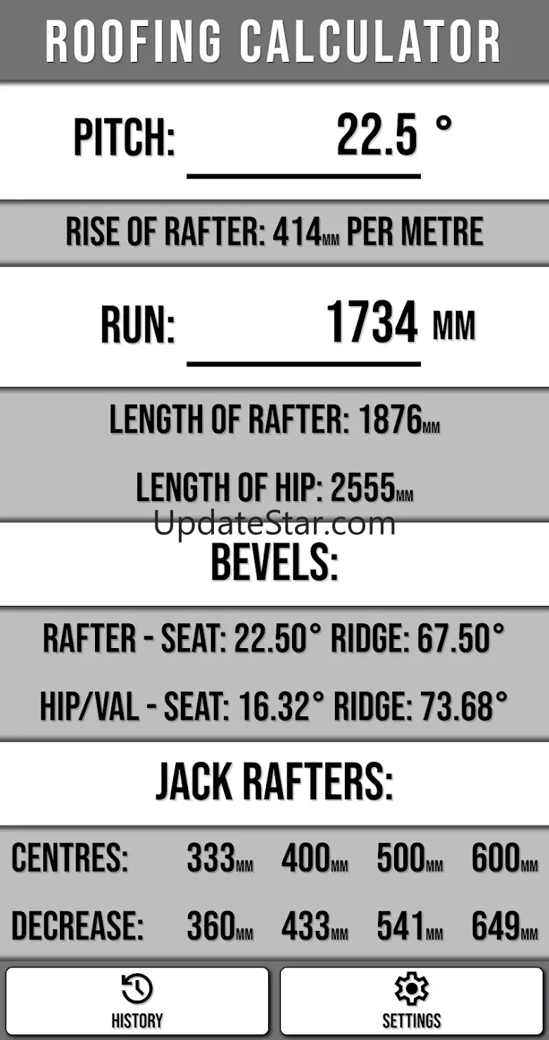Roofing Calculator 83