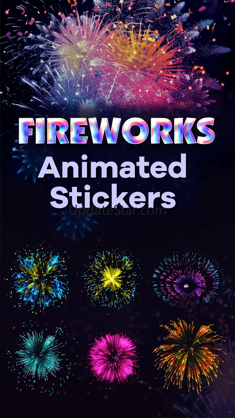 Animated Fireworks: Stickers 1.2.1
