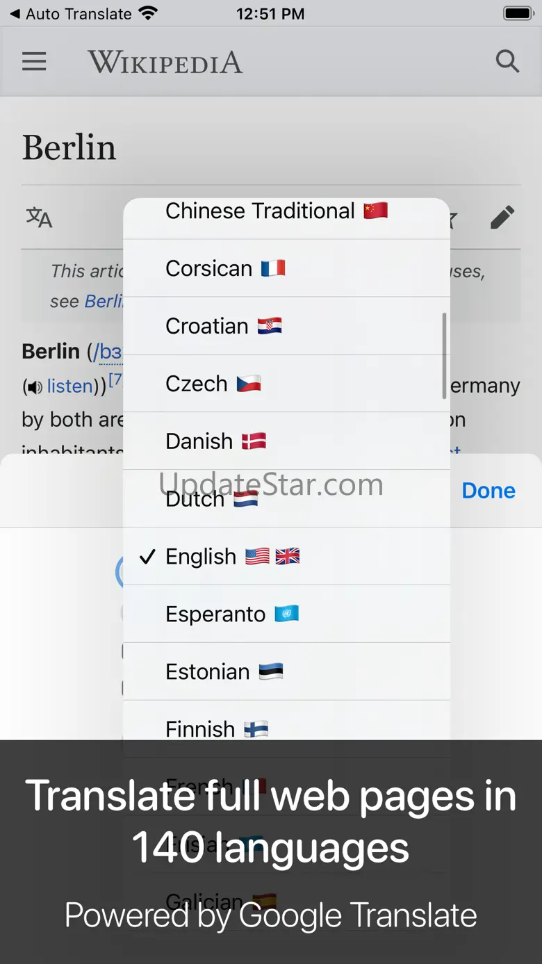 Auto Translate for Safari 1.7.0