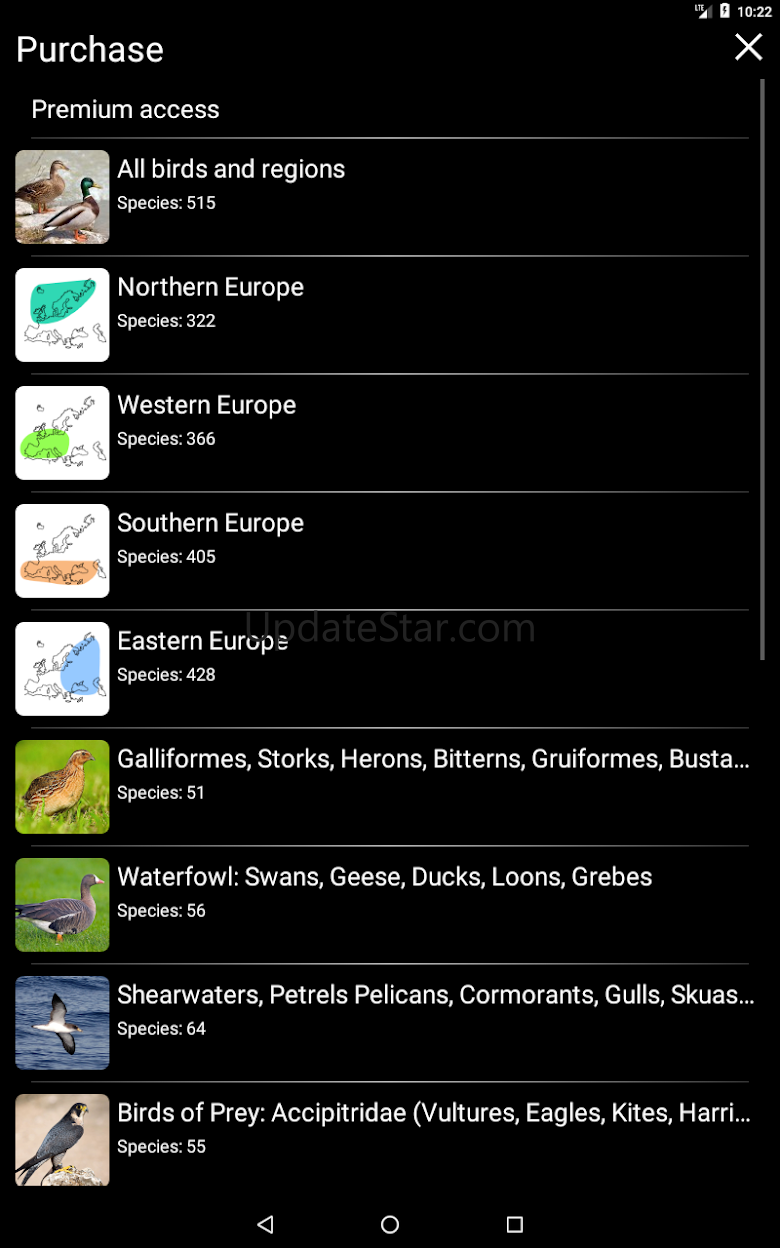 Birds of Europe Field Guide 1.0.4