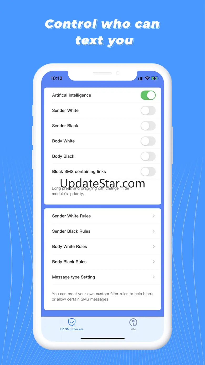 EZ SMS Blocker 1.0.1