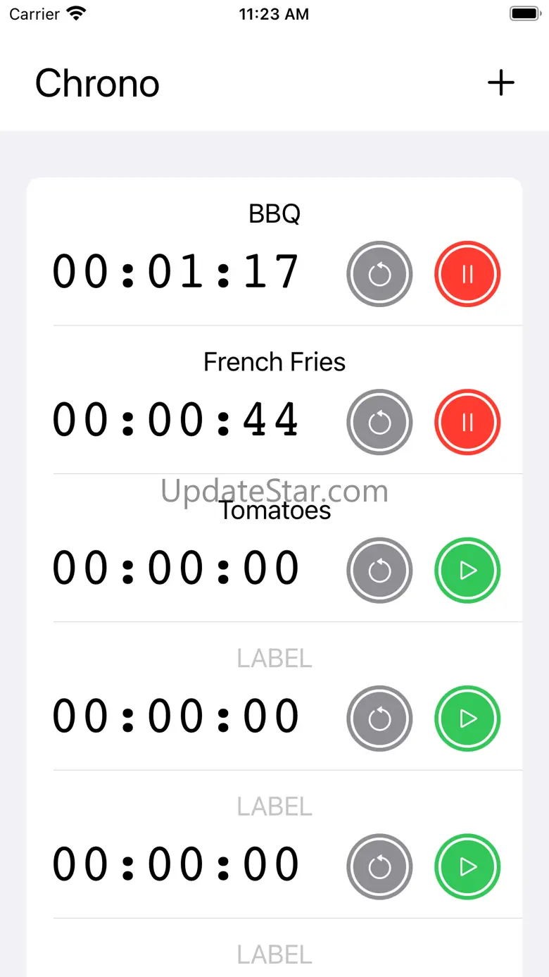 Chrono - Multiple Stopwatches 1.1